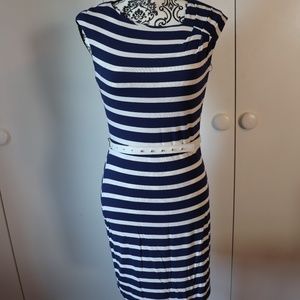 Calvin Klein Bodycon Striped dress